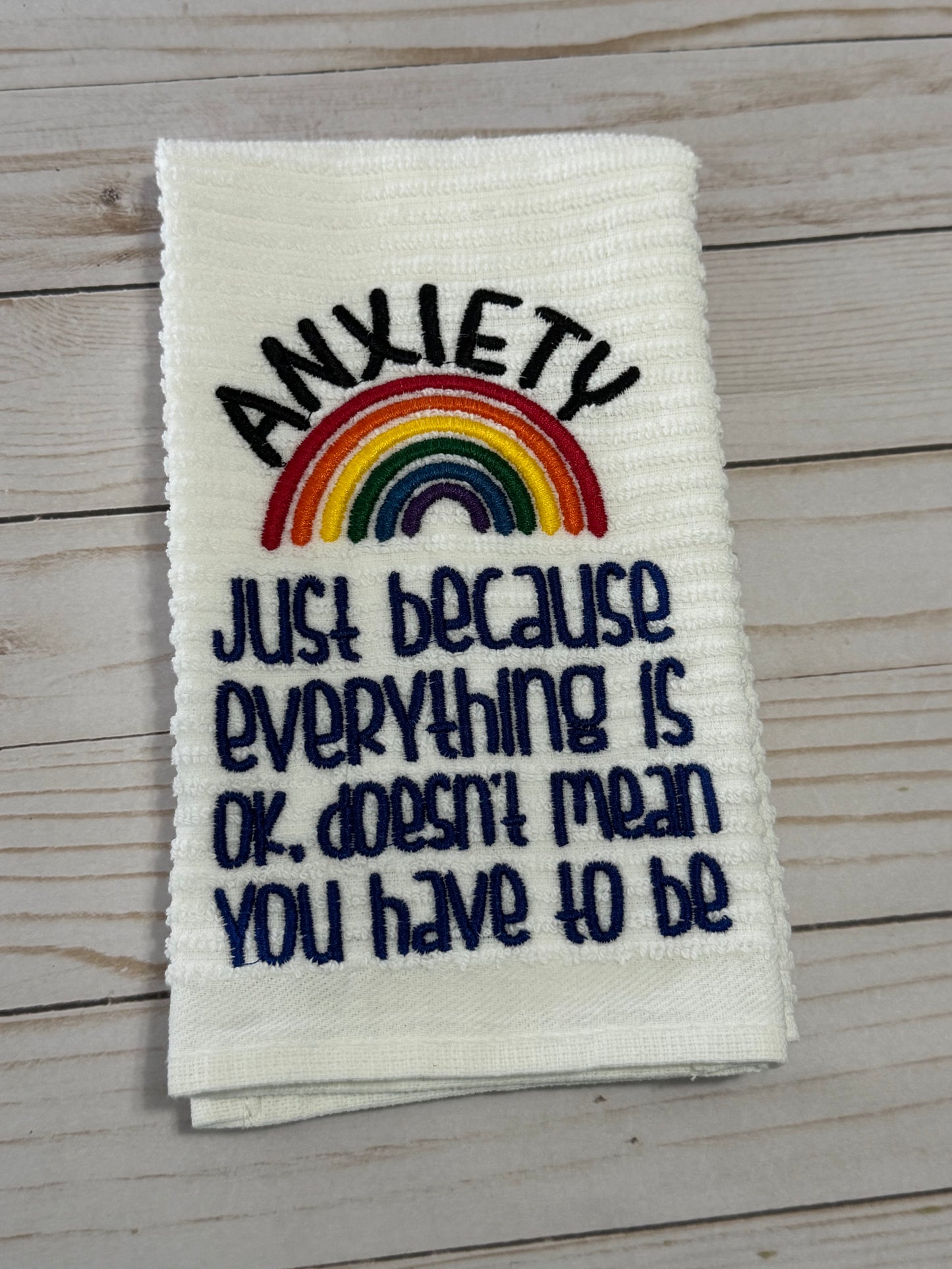 Kitchen/Bathroom Embroidered Towels