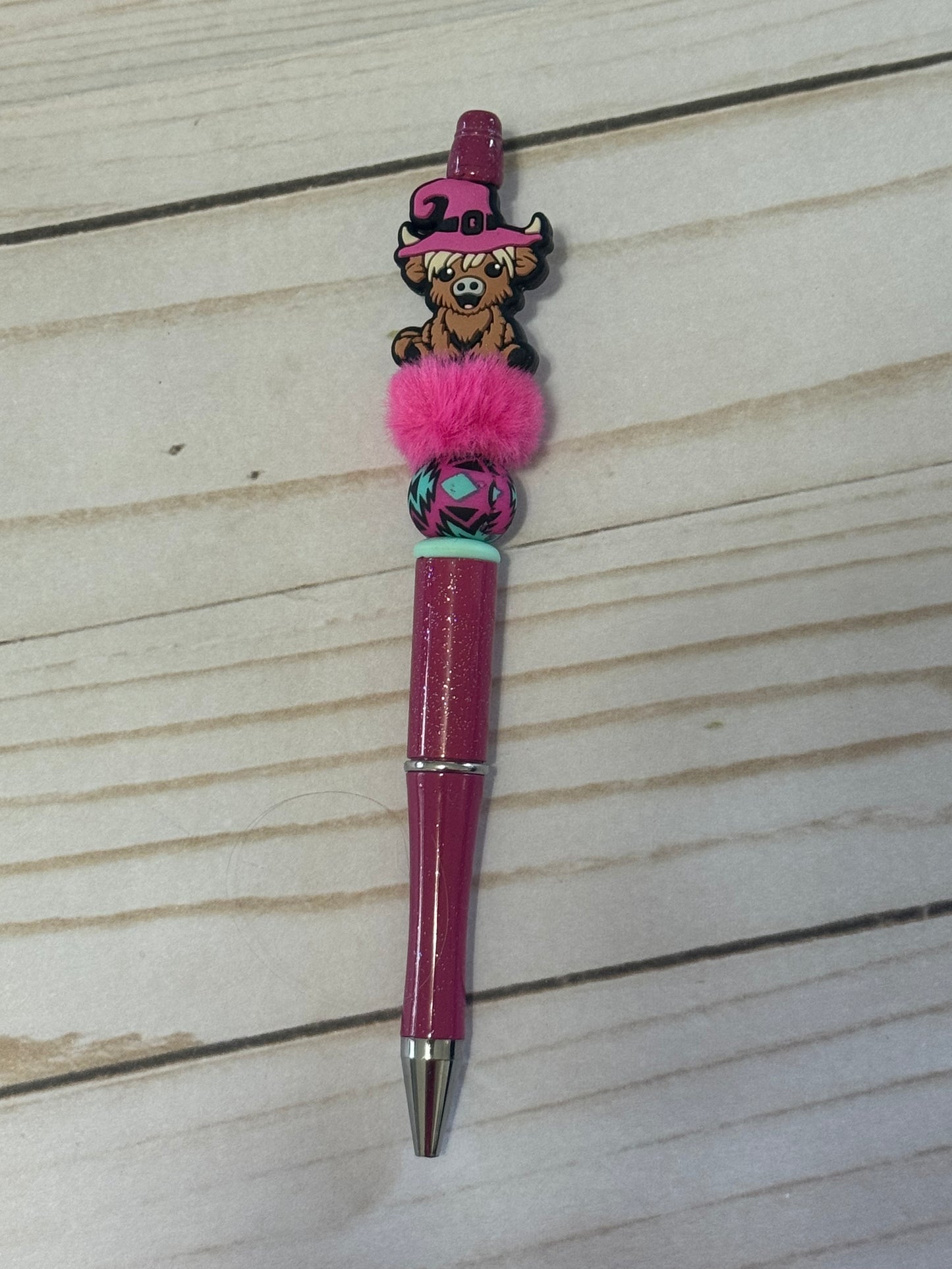 Beaded Character Pens